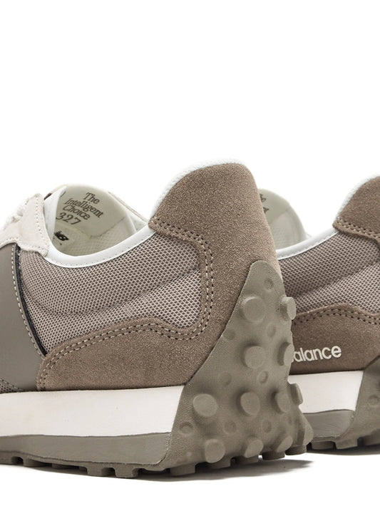 New Balance 327 suede-panelled sneakers