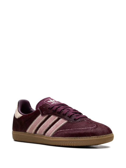 Adidas Samba OG Maroon Sand Strata Pony