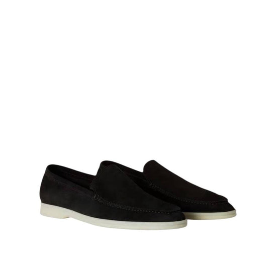 Loro Piana Summer Walk Loafer Suede Black