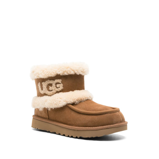 UGG Ultra Mini Fluff Boots Neutrals