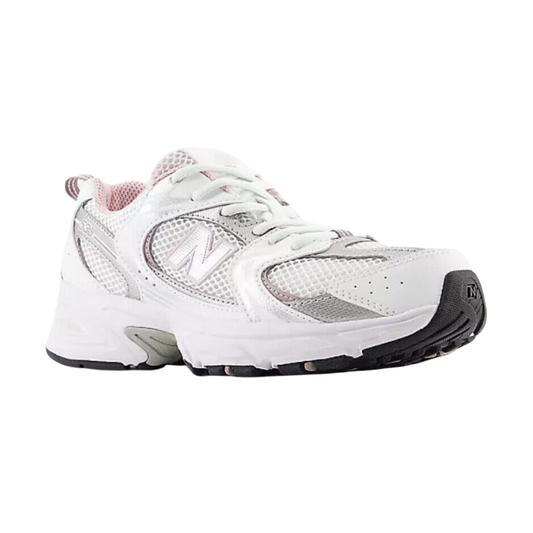 New Balance 530 – White Mid Century Pink GS