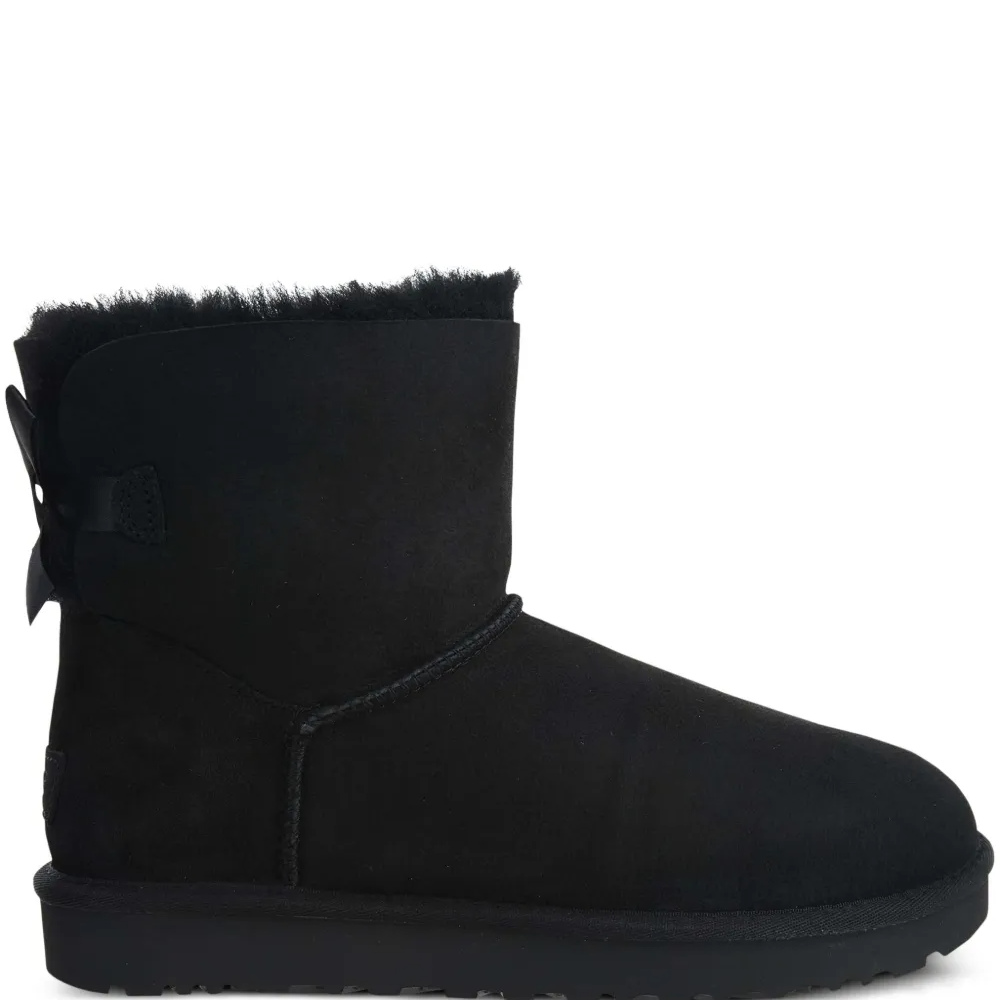 Mini Bailey Bow Black ankle boots
