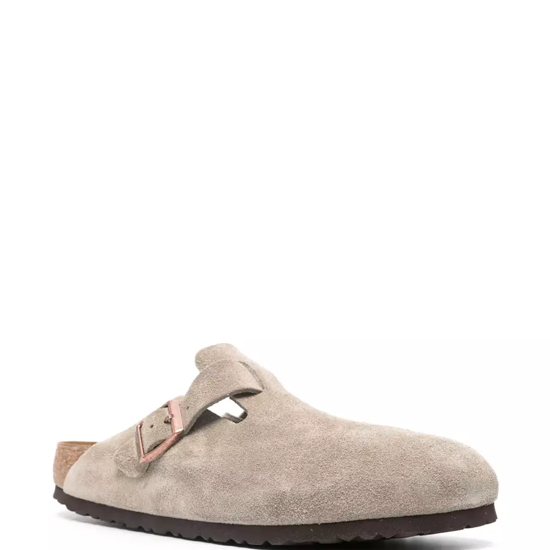 Birkenstock Boston Soft Footbed Suede Taupe (Narrow Fit)