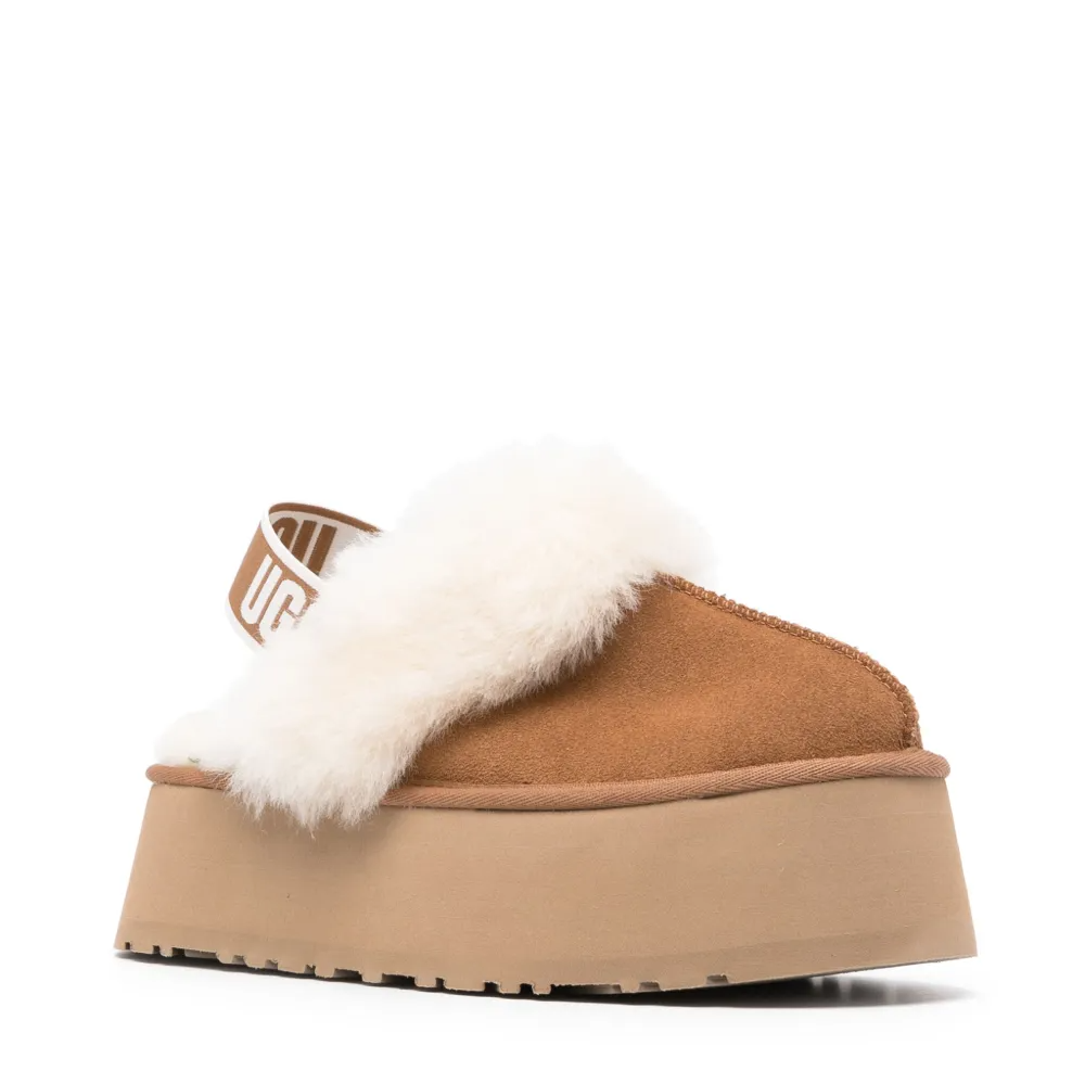 Ugg Funkette 60mm suede slingback slippers