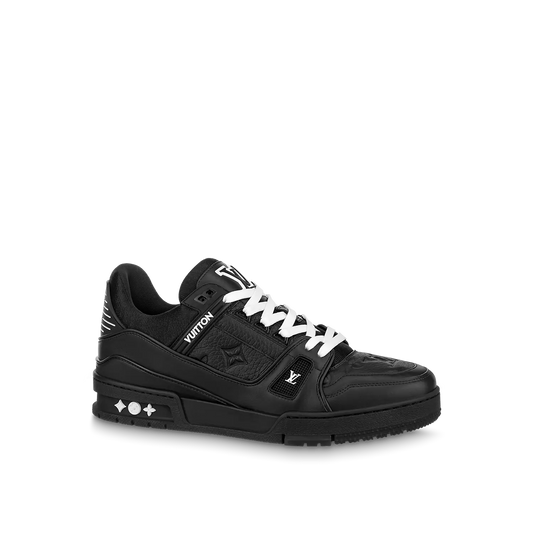 Louis Vuitton LV Trainer Black Embossed Monogram