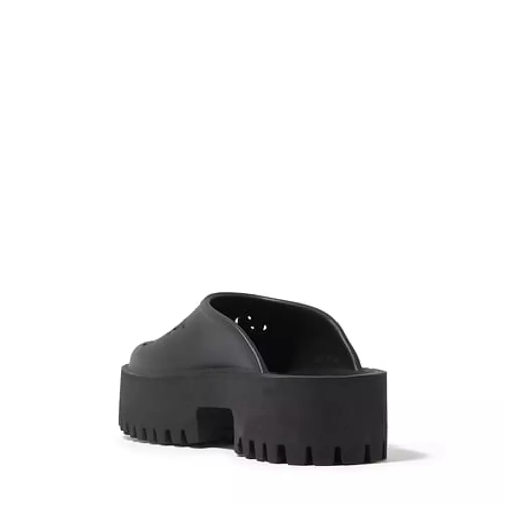 Gucci Perforated Rubber Platform Sandals