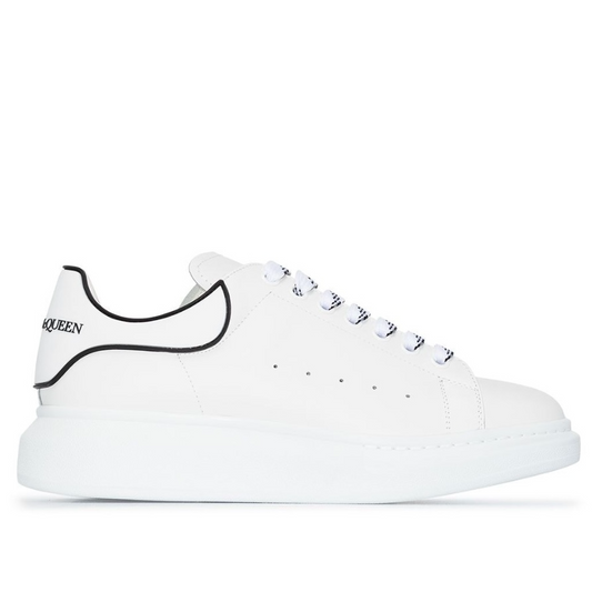 Alexander McQueen Oversized Sneaker 'New Tech Calf - White Black' 2020