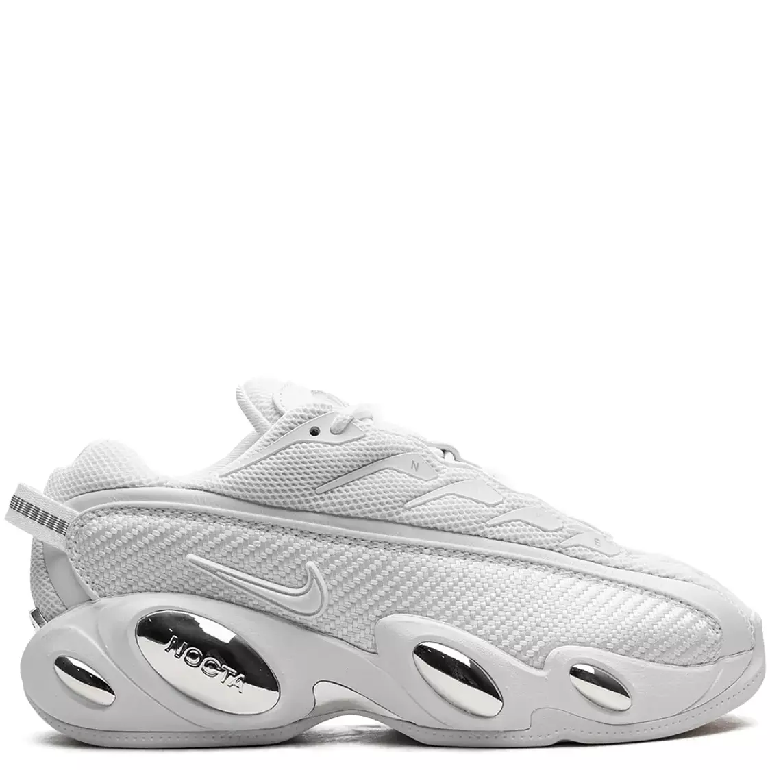 Nike x NOCTA Glide "White Chrome" sneakers