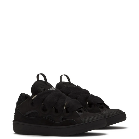 Lanvin Leather Curb Triple Black