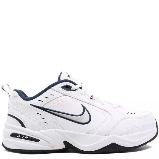 Nike Air Monarch IV (4E) "Whitw/Metallic Silver" sneakers