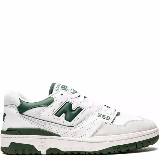 New Balance 550 "White/Team Forest Green" sneakers