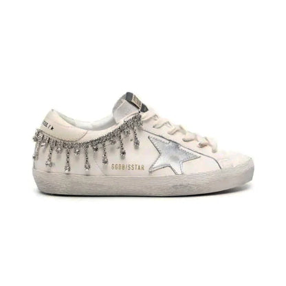 Golden Goose Super-Star Crystal Embellished Sneakers
