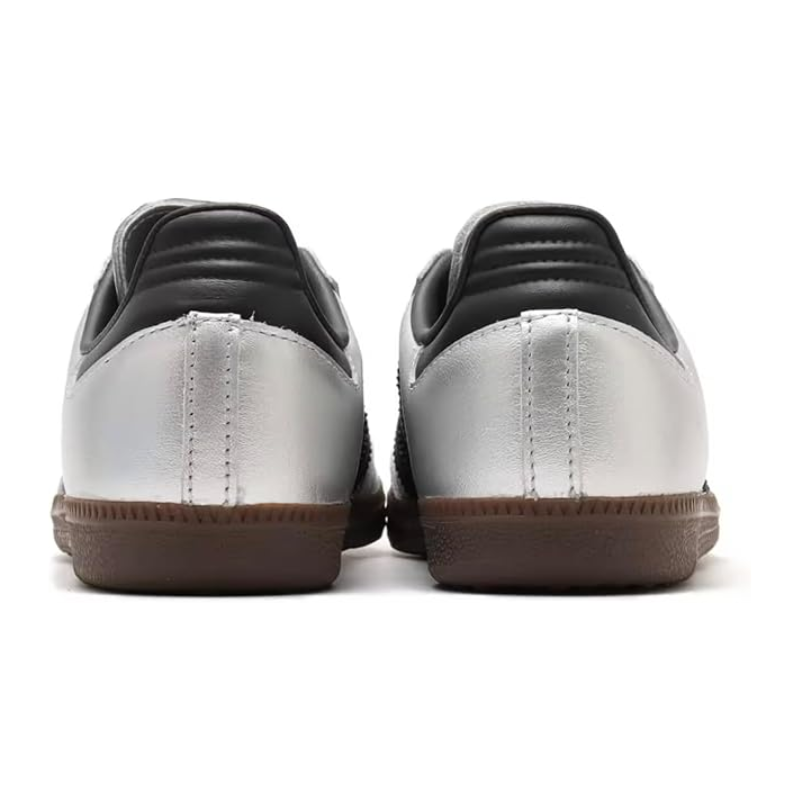 Adidas Samba OG – Silver Metallic Black Gum