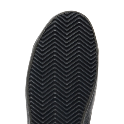 Golden Goose Men's Super-Star in black nappa with black suede star and heel tab
