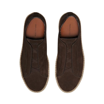 Hermes Triple Stitch™ Espadrilles - Dark Brown Suede