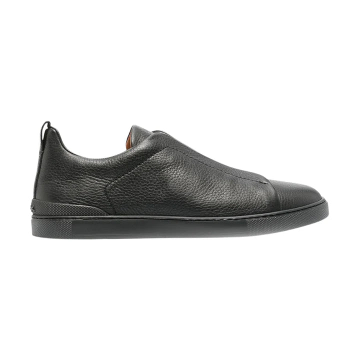 Zegna Triple Stitch Sneakers Black