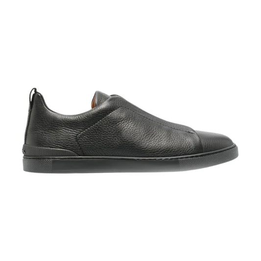 Zegna Triple Stitch Sneakers Black