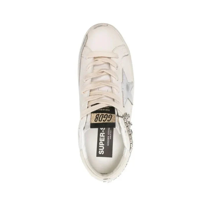 Golden Goose Super-Star Crystal Embellished Sneakers