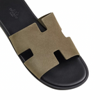 Haven Suede H Style Slip-On Olive