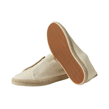 Hermes Triple Stitch™ Espadrilles - Off White Linen Blend and Leather