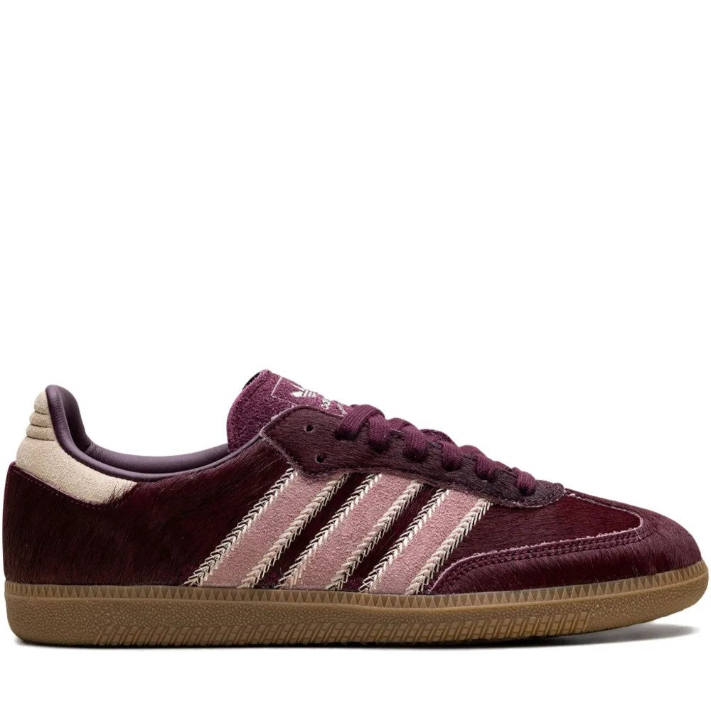 Adidas Samba OG Maroon Sand Strata Pony