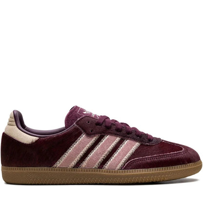 Adidas Samba OG Maroon Sand Strata Pony