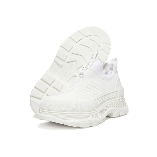 Alexander McQueen Tread Slick Zip Up White