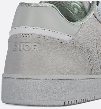 Dior B27 Uptown Low-Top Sneaker Gray Grained Calfskin and Gray Dior Gravity Leather