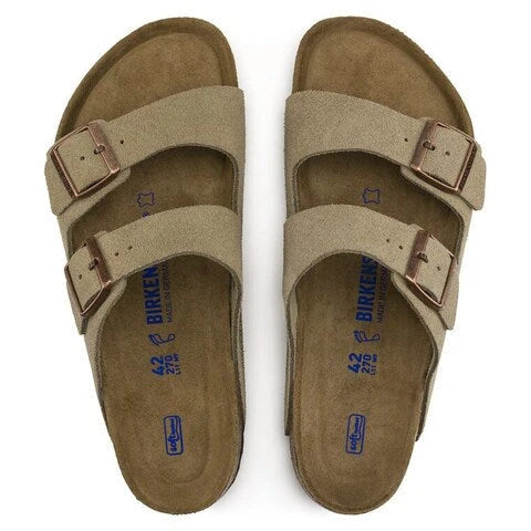 Birkenstock Arizona Suede Leather – Taupe