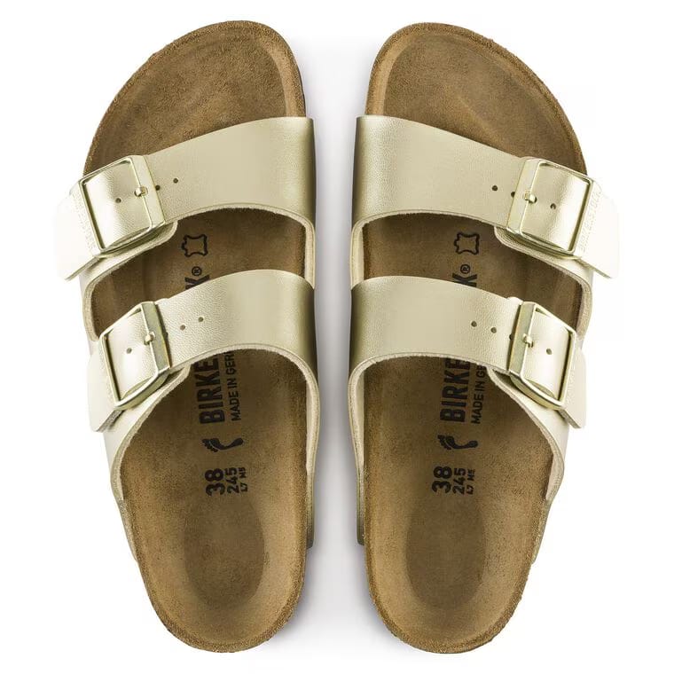 Birkenstock Arizona Birko-Flor - Electric Metallic Gold