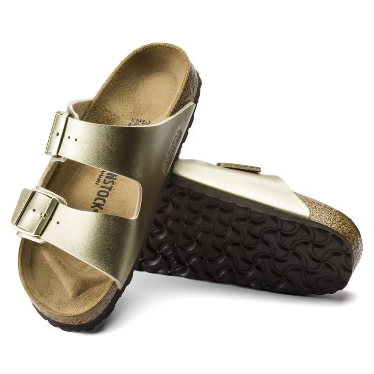Birkenstock Arizona Birko-Flor - Electric Metallic Gold