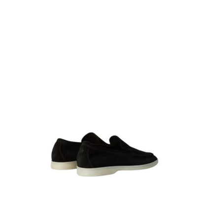 Loro Piana Summer Walk Loafer Suede Black