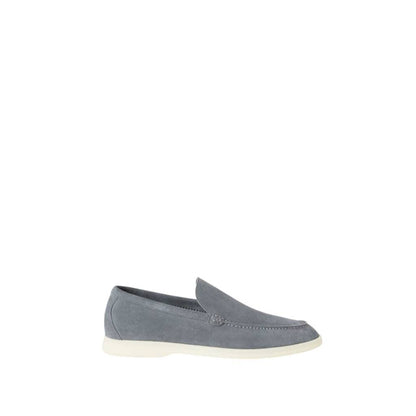 Loro Piana Summer Walk Loafer Suede Frozen Blue