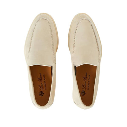 Loro Piana Summer Walk Loafer Suede Nougat