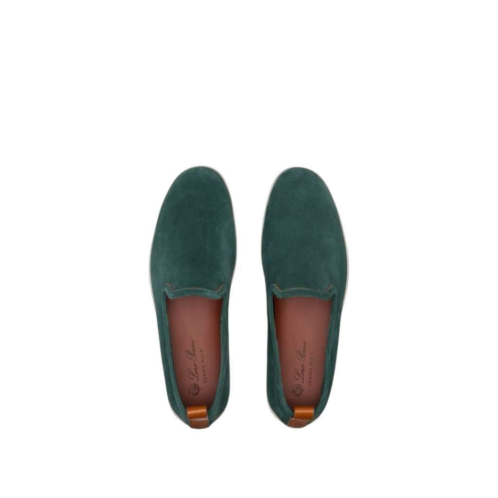 Loro Piana Venice Walk Loafer Conifer