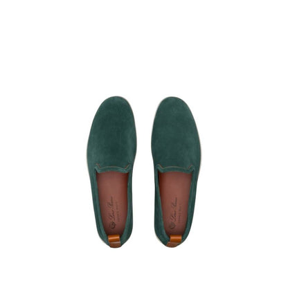Loro Piana Venice Walk Loafer Conifer