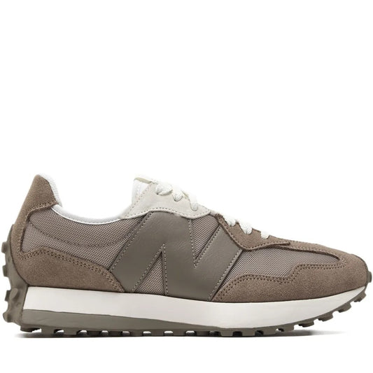 New Balance 327 suede-panelled sneakers