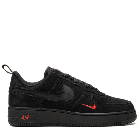 Nike Air Force 1 Low Multi-Swoosh Black Crimson