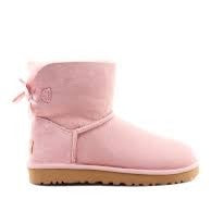 UGG Mini Bailey Bow Pink Boots
