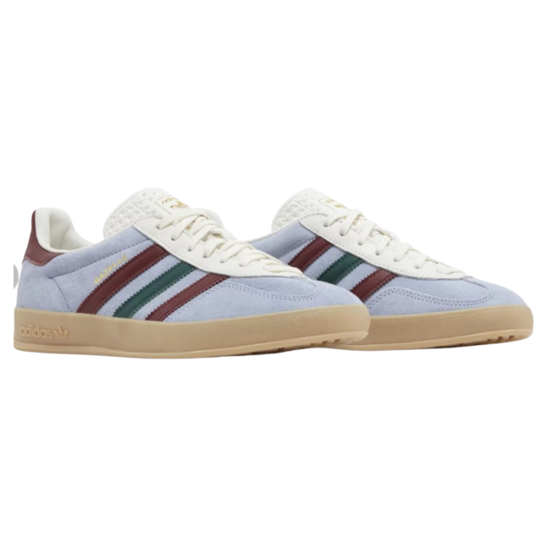 Adidas Gazelle Indoor – Blue Dawn Collegiate Burgundy