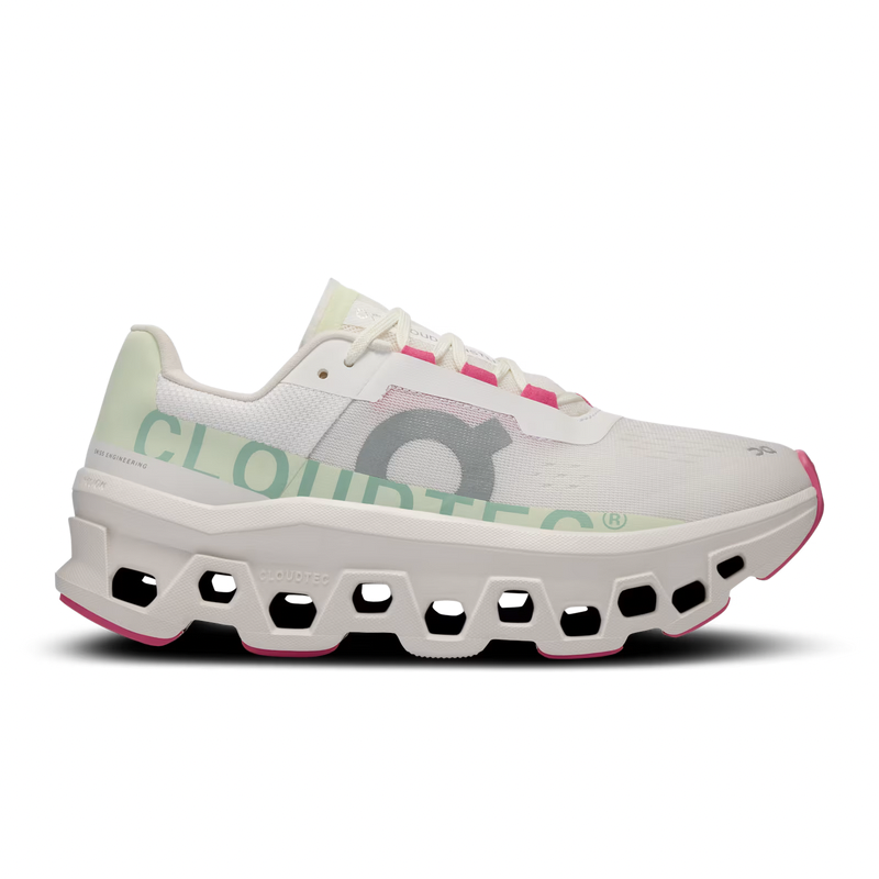 On Running Cloudmonster White/Lima