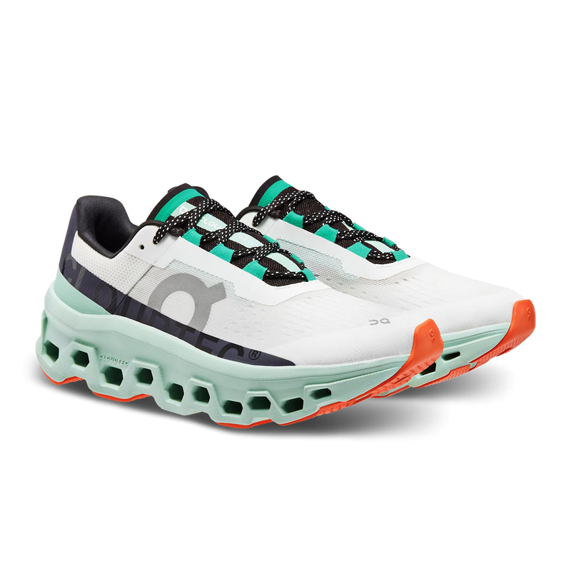 On Running Cloudmonster Undyed/White/Creek