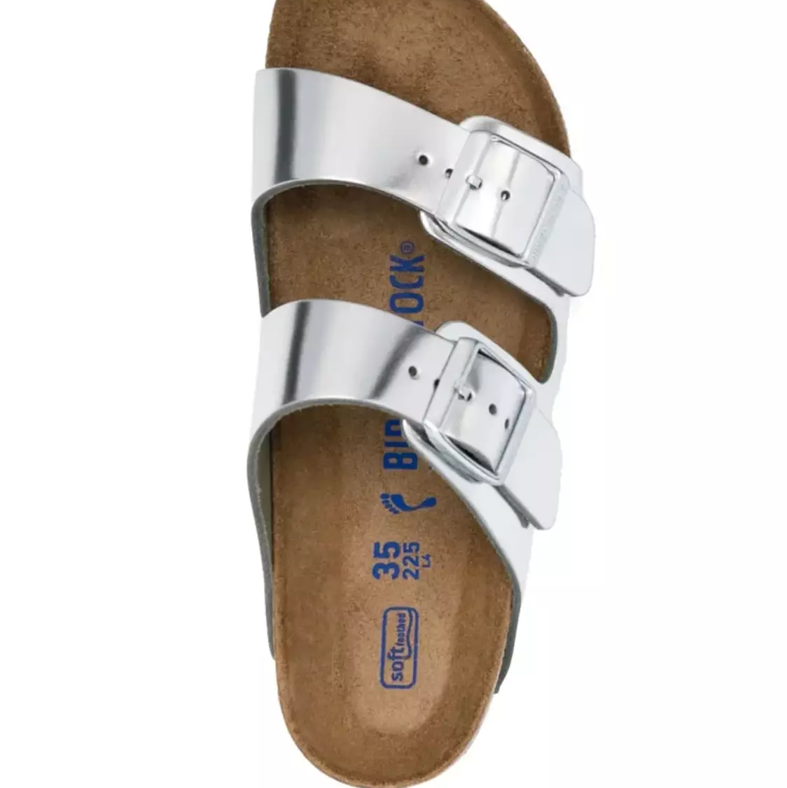 Birkenstock Arizona Birko-Flor – Electric Metallic Silver