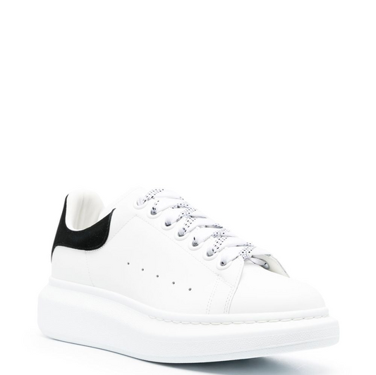 Alexander McQueen Wmns Oversized Sneaker 'White Black' 2019