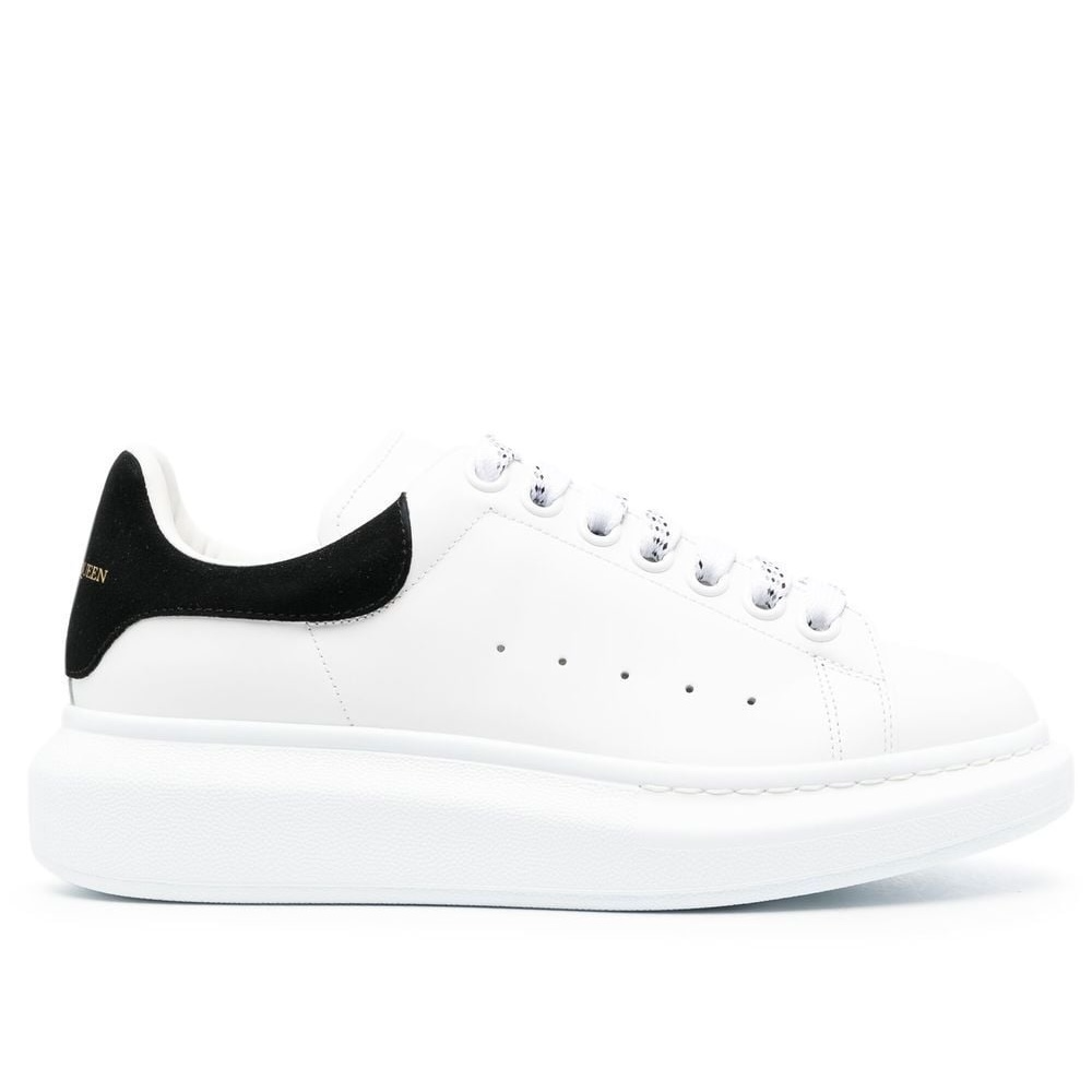 Alexander McQueen Wmns Oversized Sneaker 'White Black' 2019