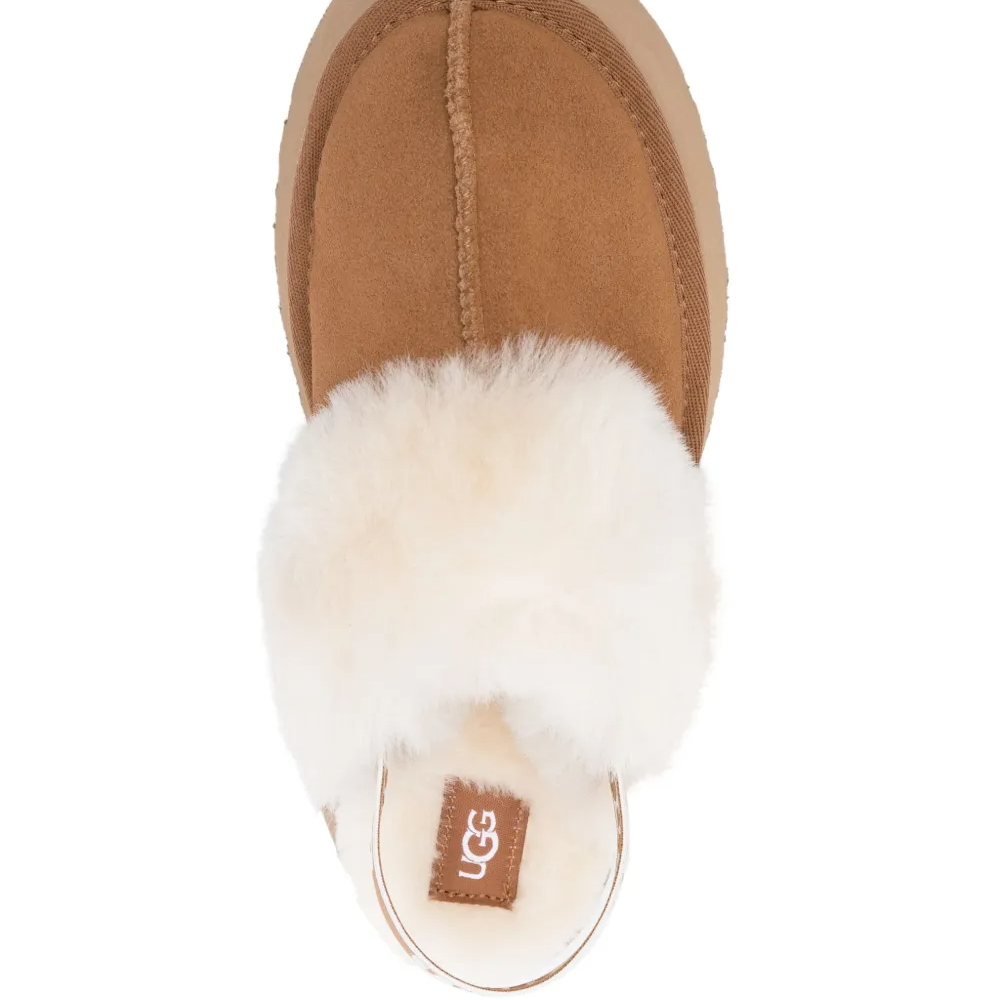 Ugg Funkette 60mm suede slingback slippers