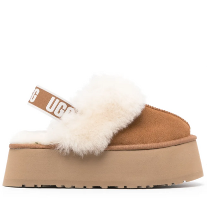 Ugg Funkette 60mm suede slingback slippers