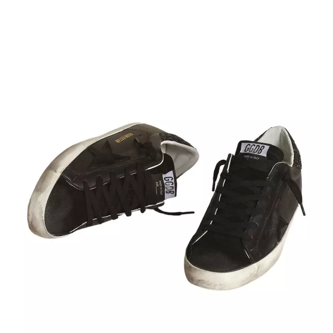Golden Goose Super Star Black nappa leather upper