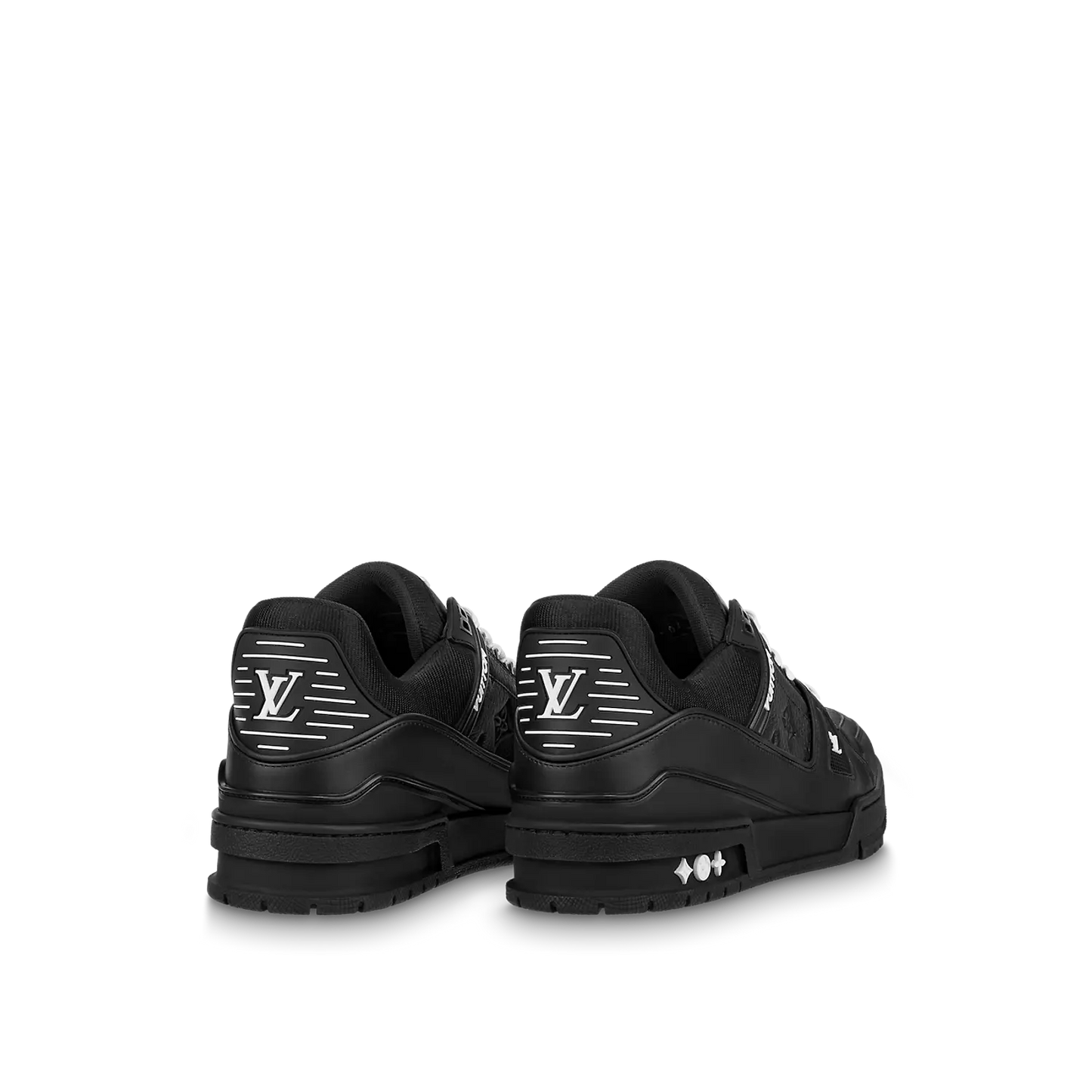 Louis Vuitton LV Trainer Black Embossed Monogram