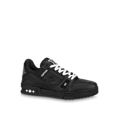 Louis Vuitton LV Trainer Black Embossed Monogram